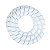 Organizador de Fios e Cabos 16mm 1,5m Branco Sfor - Imagem 1