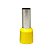 Terminal Tubular Isolado Simples Amarelo 25mm 20 Unidades Sfor - Imagem 1