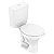 Kit Bacia com Caixa Acoplada, Assento, Anel de Vedação e Fixação Branco Zip Incepa - Imagem 1