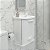 Gabinete para Banheiro com Lavatório GAB5 Branco Astra - Imagem 3