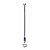 Ligação Flexível com Registro de Esfera Integrado para Água MXF 1/2X0,40CM 250146 Inox Blukit - Imagem 1