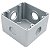 Caixa 4x4 3/4" Alta de Piso para Condulete 56120002 Tramontina - Imagem 1