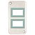 Tampa 1" 2 Postos para Condulete Modular Horizontal 56117047 Tramontina - Imagem 1