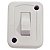 Interruptor de Sobrepor 10A 250V 1 Tecla Simples Branco 57400104 Tramontina - Imagem 1