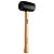 Martelo Americano 450G Borracha Preto 40681/016 Tramontina - Imagem 1