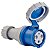 Tomada de Acoplamento Industrial 2P+T 63 A 220-250Vca 6H Tramontina - Imagem 1