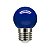 Lâmpada Bolinha LED 1W 220V E27 Azul Taschibra - Imagem 1