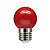 Lâmpada Bolinha LED 1W 220V E27 Vermelha Taschibra - Imagem 1