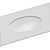 Cuba de Embutir sem Mesa sem Ladrão Oval 495x330MM Branco Incepa - Imagem 4