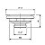 Válvula de Escoamento para Cozinha 4.1/2" x 1.1/2" com Cesta de Metal Cromado Roca - Imagem 2