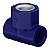 Tê Rosca Central Fêmea Industrial PPR Azul 32MM x 1" 22314572 Tigre - Imagem 1