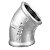 Cotovelo Galvanizado 45º X 1.1/2" Tupy - Imagem 1