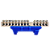 Barramento Neutro 14 Furos Tcm-Bar-14f-10 Azul Tcm - Imagem 1