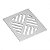 Grelha Quadrada N°14 de Alumínio 100mm Amanco - Imagem 1
