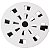 Grelha Redonda 9,7cm Cromado Rotat Grb10 Astra - Imagem 1