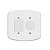 Placa 4X4 3 Interruptores + 1 Tomada Redonda FL GRIS Fame - Imagem 1