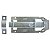 Ferrolho Porta Cadeado 5,0" Zincado 20655 Loth - Imagem 1