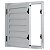 Porta Abrigo 60x60 1 Folha Alumínio Branco 6293 Esquadrisul - Imagem 2