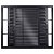 Janela Veneziana 100x120 3 Folhas com Grade Vidro Liso Alumínio Preto 6152 Esquadrisul - Imagem 1