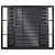 Janela Veneziana 120x150 3 Folhas com Grade Vidro Liso Alumínio Preto 6156 Esquadrisul - Imagem 2