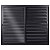 Janela Veneziana 120x120 3 Folhas sem Grade Vidro Liso Alumínio Preto 6148 Esquadrisul - Imagem 2