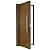 Porta Lambril Pivotante 220x100 Direita Alumínio Cerejeira com Puxador 6244 Esquadrisul - Imagem 2