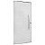 Porta Lambril Pivotante 220x120 Direita Alumínio Branco com Puxador 5979 Esquadrisul - Imagem 1