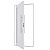 Porta Lambril Pivotante 220x100 Esquerda Alumínio Branco com Puxador e Visor 5915 Esquadrisul - Imagem 2