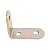 Cantoneira de Reforço 35x25x15x2MM Aço Galvanizado para Moveis 624-3 Minubras - Imagem 2