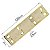Placa Reta Retangular de Junção 30x120x1,9MM Aço Galvanizado N625-0312 Minubras - Imagem 2