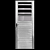PORTA BASCULANTE ESQUERDA 210X80 BRILHANTE  PB032 ESAL - Imagem 1
