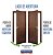 Porta Social de Abrir com Postigo 215X87 Alumínio - Branco PSAPD 7860105-1 Alumislim Sasazaki - Imagem 2