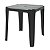 Mesa Quadrada Tambaú de Polipropileno Preto 92314009 Tramontina - Imagem 1