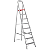 Escada Doméstica Alumínio 8 Degraus 2,18M Reisam - Imagem 1