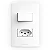 Conjunto 4x2 Interruptor Simples com Tomada 2P+T 10A Branco Inovapro Alumbra 850487 - Imagem 1