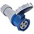 Tomada de Acoplar Industrial Azul 3P+T 125 A 220-250Vca 9H Tramontina 984262 - Imagem 5