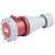 Tomada de Acoplar Industrial Vermelho 2P+T 63 A 380-415Vca 9H Tramontina 984255 - Imagem 3