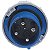 Plugue Industrial Azul 3P+T 125 A 220-250Vca 09H Tramontina 984187 - Imagem 3