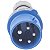 Plugue Industrial Azul 3P+N+T 16 A 220-250Vca 09H Tramontina 984132 - Imagem 4
