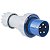 Plugue Industrial Azul 3P+N+T 125 A 220-250Vca 09H Tramontina 984194 - Imagem 1