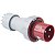 Plugue Industrial Vermelho 2P+T 125 A 380-415Vca 09H Tramontina 984200 - Imagem 1