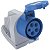 Tomada de Sobrepor Industrial Azul 3P+N+T 16 A 220-250Vca 9H Tramontina 984378 - Imagem 5