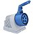 Tomada de Sobrepor Industrial Azul 3P+N+T 16 A 220-250Vca 9H Tramontina 984378 - Imagem 1
