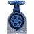 Tomada de Sobrepor Industrial Azul 3P+N+T 32 A 220-250Vca 9H Tramontina 984385 - Imagem 5