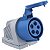 Tomada de Sobrepor Industrial Azul 3P+N+T 32 A 220-250Vca 9H Tramontina 984385 - Imagem 7