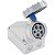 Tomada de Sobrepor Industrial Azul 3P+N+T 63 A 220-250Vca 9H Tramontina 984408 - Imagem 2