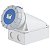 Tomada de Sobrepor Industrial Azul 3P+N+T 63 A 220-250Vca 9H Tramontina 984408 - Imagem 5