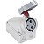 Tomada de Sobrepor Industrial Vermelho 2P+T 63 A 380-415Vca 9H Tramontina 984415 - Imagem 3