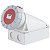 Tomada de Sobrepor Industrial Vermelho 2P+T 63 A 380-415Vca 9H Tramontina 984415 - Imagem 2