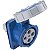Tomada de Embutir Industrial Azul 3P+T 63 A 220-250Vca 9H Tramontina 984316 - Imagem 6